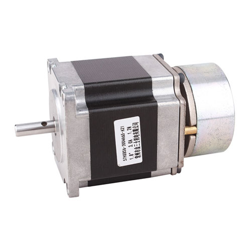 Stepper motor with brake